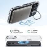 Coque MagSafe ESR Classic Hybrid HaloLock Kickstand pour iPhone 17 - Clear – Image 5