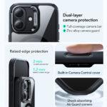 Coque MagSafe ESR Classic Hybrid HaloLock Kickstand pour iPhone 17 - Clear Black – Image 3