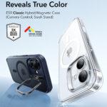 Coque MagSafe ESR Classic Hybrid HaloLock Kickstand pour iPhone 17 - Frosted Blue – Image 4