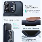 Coque MagSafe ESR Classic Hybrid HaloLock Kickstand pour iPhone 17 - Frosted Blue – Image 5