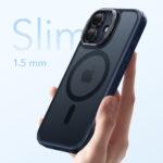 Coque MagSafe ESR Classic Hybrid HaloLock Kickstand pour iPhone 17 - Frosted Blue – Image 6