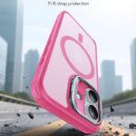 Coque MagSafe ESR Classic Hybrid HaloLock Kickstand pour iPhone 17 - Frosted Pink – Image 2
