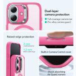Coque MagSafe ESR Classic Hybrid HaloLock Kickstand pour iPhone 17 - Frosted Pink – Image 3
