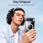 Coque MagSafe ESR Classic Hybrid HaloLock Kickstand pour iPhone Air - Clear – Image 5