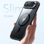 Coque MagSafe ESR Classic Hybrid HaloLock Kickstand pour iPhone Air - Clear Black – Image 5