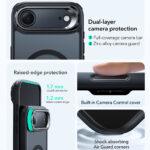 Coque MagSafe ESR Classic Hybrid HaloLock Kickstand pour iPhone Air - Frosted Black – Image 3