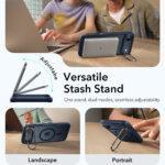 Coque MagSafe ESR Classic Hybrid HaloLock Kickstand pour iPhone Air - Frosted Blue – Image 4