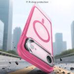 Coque MagSafe ESR Classic Hybrid HaloLock Kickstand pour iPhone Air - Frosted Pink – Image 4