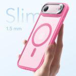 Coque MagSafe ESR Classic Hybrid HaloLock Kickstand pour iPhone Air - Frosted Pink – Image 6