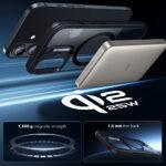 Coque MagSafe ESR Classic Hybrid HaloLock pour iPhone 17 - Clear Black – Image 4