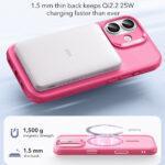 Coque MagSafe ESR Classic Hybrid HaloLock pour iPhone 17 - Frosted Pink – Image 2