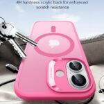 Coque MagSafe ESR Classic Hybrid HaloLock pour iPhone 17 - Frosted Pink – Image 6
