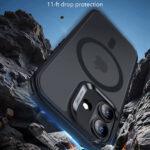 Coque MagSafe ESR Classic Hybrid HaloLock pour iPhone 17 - Frosted Black – Image 2