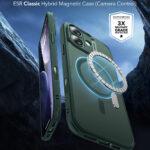 Coque MagSafe ESR Classic Hybrid HaloLock pour iPhone 17 - Frosted Green – Image 2