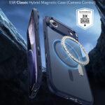 Coque MagSafe ESR Classic Hybrid HaloLock pour iPhone Air - Frosted Blue – Image 2