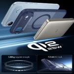 Coque MagSafe ESR Classic Hybrid HaloLock pour iPhone Air - Frosted Blue – Image 5