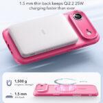 Coque MagSafe ESR Classic Hybrid HaloLock pour iPhone Air - Frosted Pink – Image 5