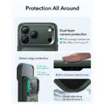 Coque MagSafe ESR Classic Hybrid HaloLock Kickstand pour iPhone 17 - Frosted Green – Image 5