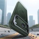 Coque MagSafe ESR Classic Hybrid HaloLock Kickstand pour iPhone 17 Pro - Frosted Green – Image 2