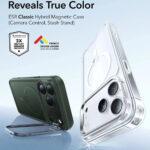 Coque MagSafe ESR Classic Hybrid HaloLock Kickstand pour iPhone 17 Pro - Frosted Green – Image 5