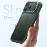 Coque MagSafe ESR Classic Hybrid HaloLock Kickstand pour iPhone 17 Pro Max - Frosted Green – Image 4