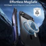 Coque MagSafe ESR Classic Hybrid HaloLock pour iPhone Air - Clear Black – Image 2