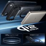 Coque MagSafe ESR Classic Hybrid HaloLock pour iPhone Air - Clear Black – Image 4