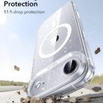 Coque MagSafe ESR Classic Hybrid HaloLock pour iPhone Air - Clear Shimmer – Image 3