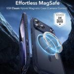 Coque MagSafe ESR Classic Hybrid HaloLock pour iPhone 17 Pro Max - Frosted Blue – Image 4