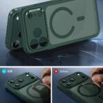 Coque MagSafe ESR Classic Hybrid HaloLock pour iPhone 17 Pro - Frosted Green – Image 5