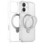 Coque Torras Ostand Spin MagSafe Series pour iPhone 17 - Clear