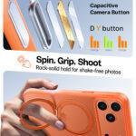 Coque Torras Ostand Pro MagSafe Series pour iPhone 17 Pro Max - Orange – Image 5