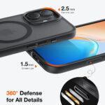 Coque Torras Guardian Magnetic Series pour iPhone 17 - Black – Image 5