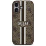 Coque Guess Hardcase 4G Printed Stripes MagSafe pour iPhone 17 - Brown – Image 4