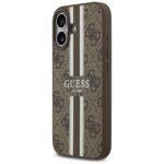 Coque Guess Hardcase 4G Printed Stripes MagSafe pour iPhone 17 - Brown – Image 2