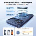 Coque Torras Ostand Pro MagSafe Series pour iPhone 17 Pro Max - Navy Blue – Image 4