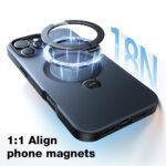 Coque Torras Ostand Spin MagSafe Series pour iPhone 17 Pro - Navy Blue – Image 3