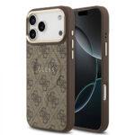 Coque Guess Hardcase 4G Classic MagSafe pour iPhone 17 Pro Max - Brown