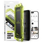 Lot de 2 protections d'écran Ringke Easy Slide Privacy Tempered Glass pour iPhone 17 - Privacy