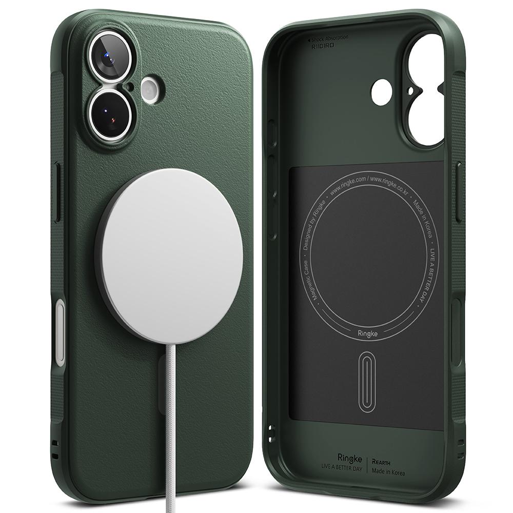 2500483 Coque Ringke Onyx MagSafe pour iPhone 17 - Dark Green – Image 1