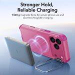Coque renforcée ESR Cyber Armor Kickstand MagSafe pour iPhone 17 Pro Max - Pink – Image 3