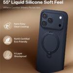 Coque Torras QPRO Silicone Series pour iPhone 17 Pro - Navy Blue – Image 3