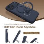 Coque Torras QPRO Silicone Series pour iPhone 17 Pro - Navy Blue – Image 5