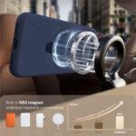 Coque Torras QPRO Silicone Series pour iPhone 17 Pro Max - Navy Blue – Image 6