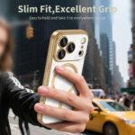 Coque Techsuit Luxury Crystal MagSafe pour iPhone 17 Pro Max - Silver – Image 4