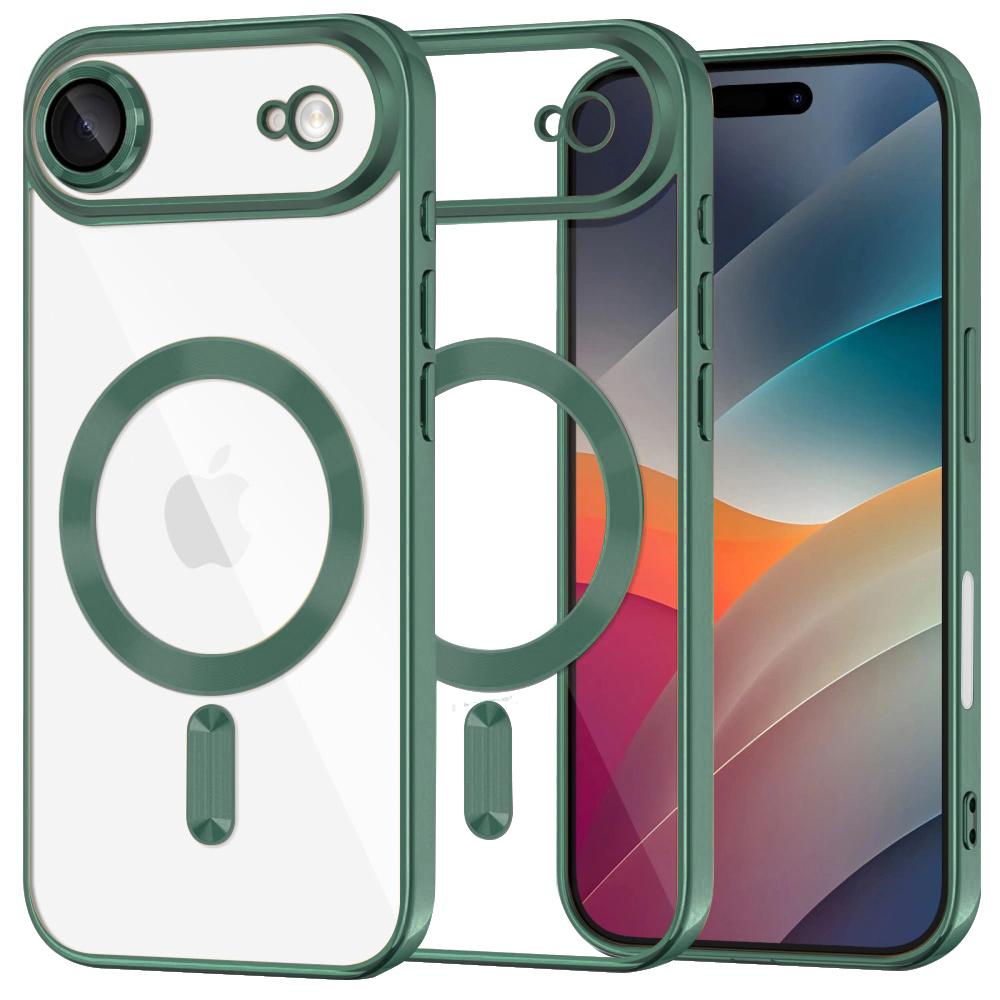 2518393 Coque Techsuit Luxury Crystal MagSafe pour iPhone Air - Deep Green – Image 1