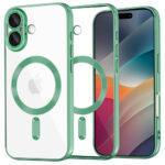 Coque Techsuit Luxury Crystal MagSafe pour iPhone 17 - Light Green