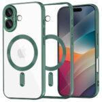 Coque Techsuit Luxury Crystal MagSafe pour iPhone 17 - Deep Green