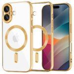 Coque Techsuit Luxury Crystal MagSafe pour iPhone 17 - Gold