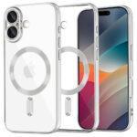 Coque Techsuit Luxury Crystal MagSafe pour iPhone 17 - Silver